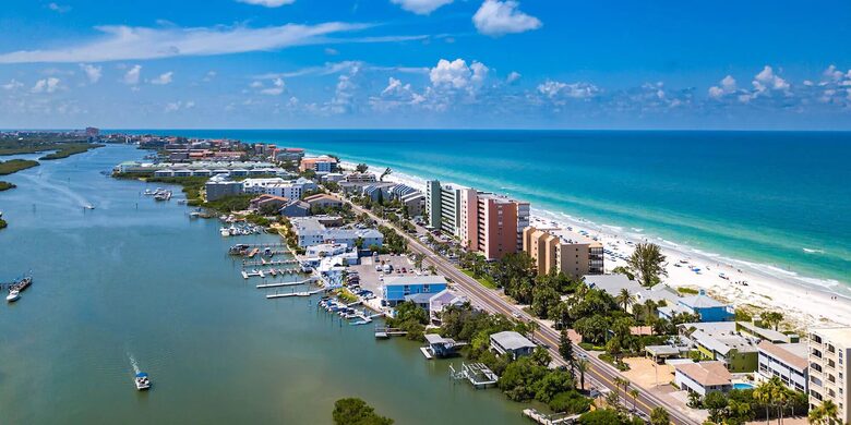 Gulf Coast of Florida - on the Beach - Indian Shores, Florida