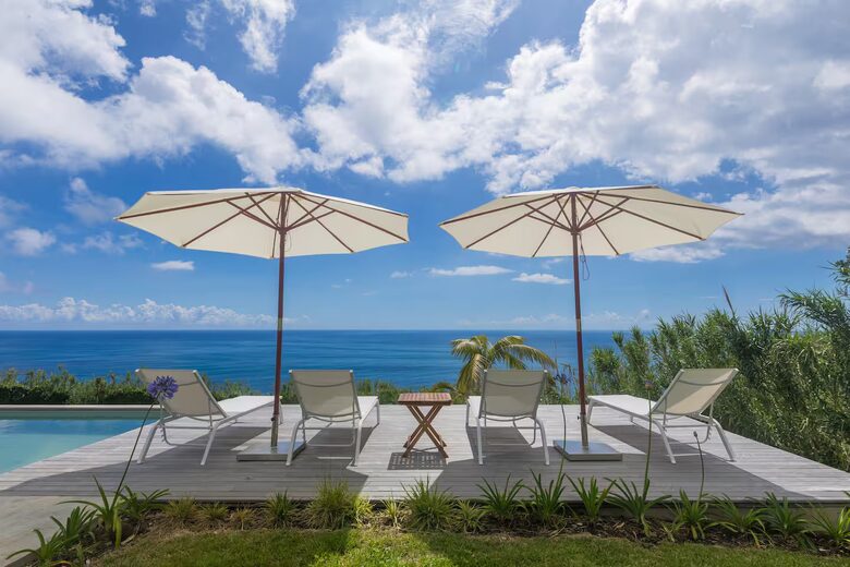 Oceanview Azorean Retreat with Heated Pool & Sauna - Nordeste, Portugal