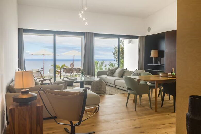 Oceanview Azorean Retreat with Heated Pool & Sauna - Nordeste, Portugal