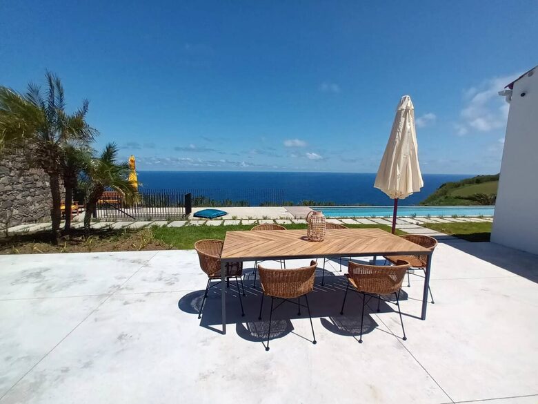 Oceanview Azorean Retreat with Heated Pool & Sauna - Nordeste, Portugal