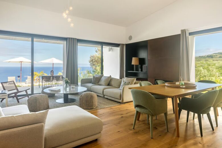 Oceanview Azorean Retreat with Heated Pool & Sauna - Nordeste, Portugal