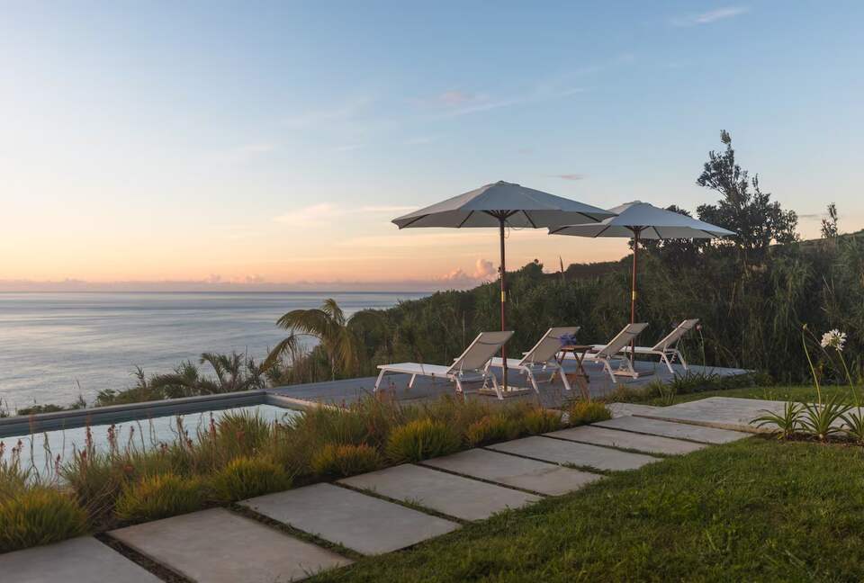 Oceanview Azorean Retreat with Heated Pool & Sauna - Nordeste, Portugal