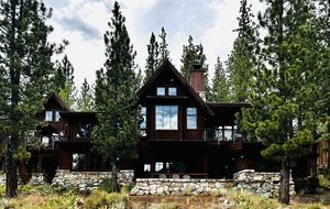 Back of house overlooking Lookout Mountain and forest