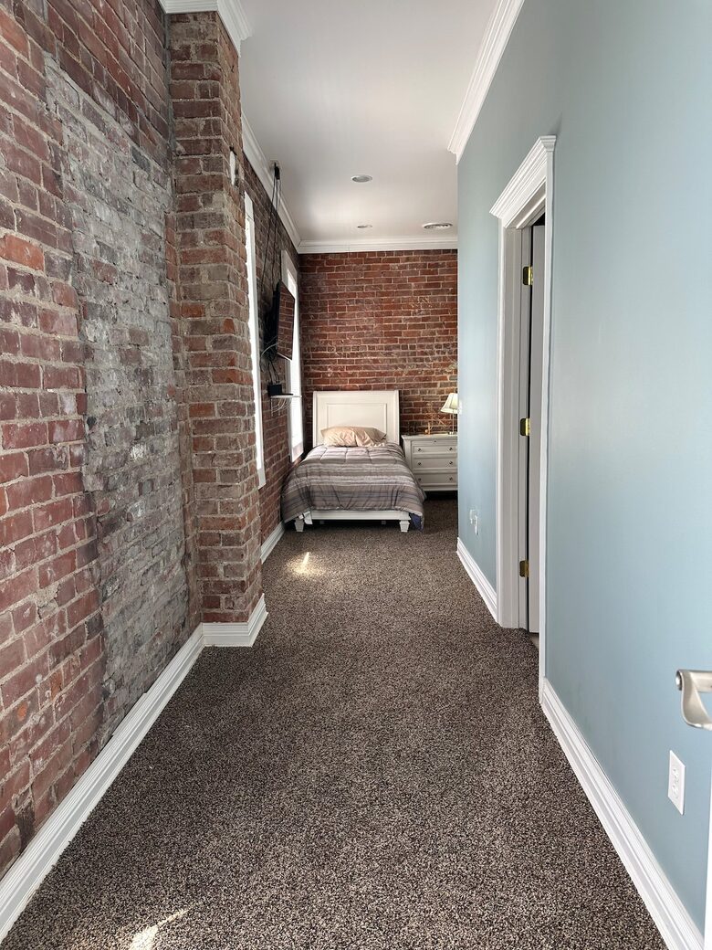 Hallway to Double Twin Room and Private Bathroom