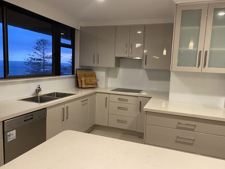 Modern kitchen with Miele appliances