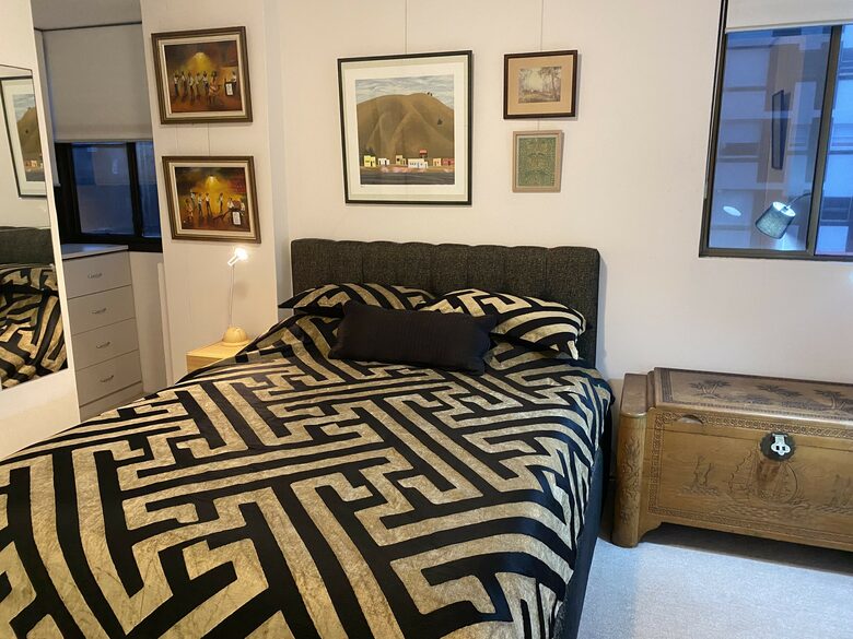 Master bedroom has walk in cupboards and ensuite