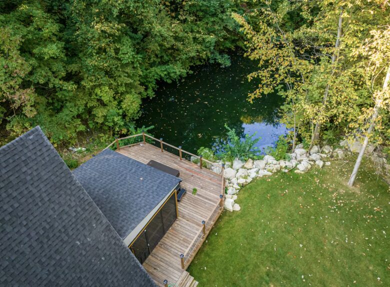 Extra Large A Frame with Private Pond and Refined Cabin Charm - Galena, Ohio