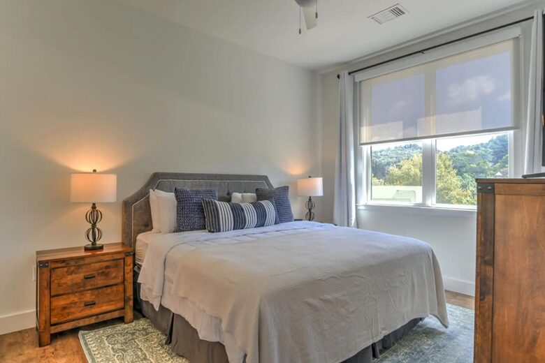 Primary Bedroom with King Bed and Ensuite Bath