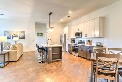 Dining area (right), Kitchen looking toward 2nd Bedroom Suite