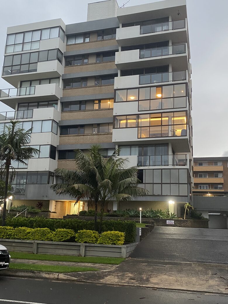 Seven story apartment- Our unit is on the 4th floor