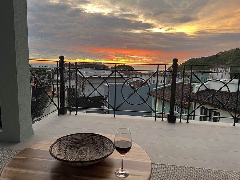 View from master terrace