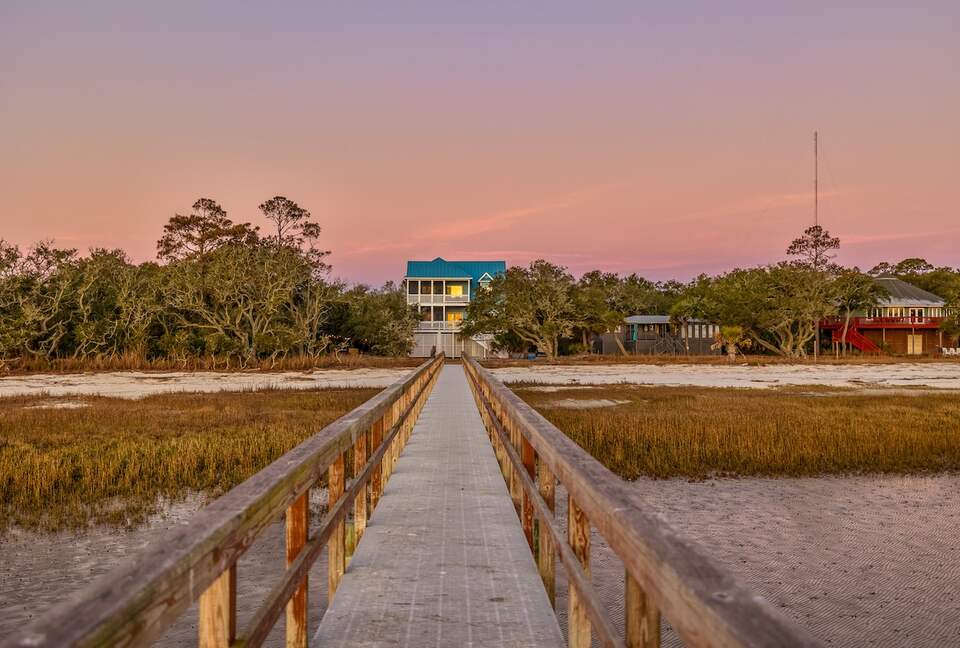 Lowcountry Elegance | Beachfront Living with Private Dock - Saint Helena Island, South Carolina