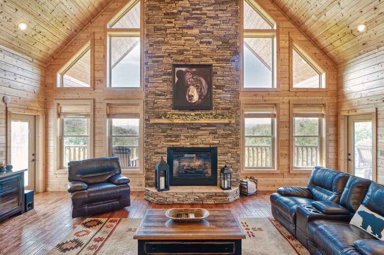 Serene Smoky Mountains Escape with Game & Theater Rooms - Sevierville, Tennessee