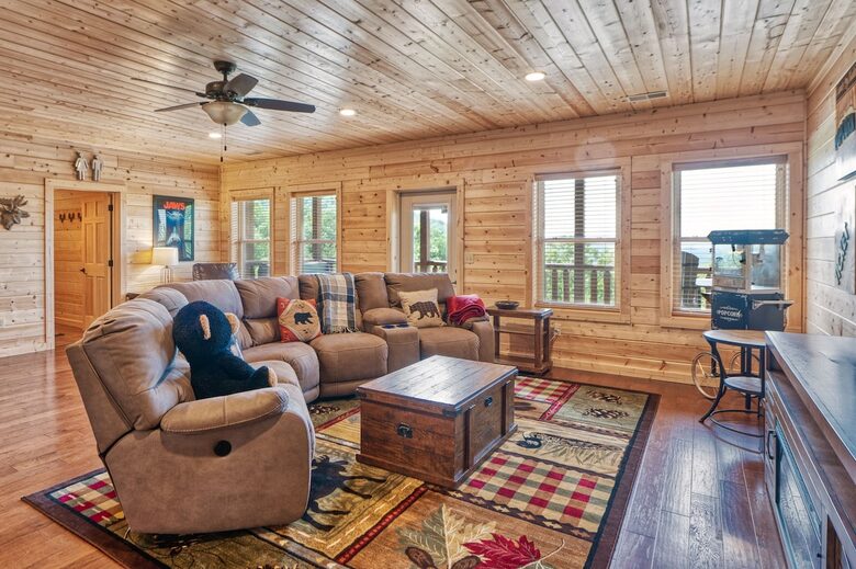 Serene Smoky Mountains Escape with Game & Theater Rooms - Sevierville, Tennessee
