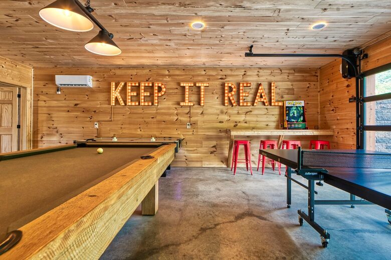 Serene Smoky Mountains Escape with Game & Theater Rooms - Sevierville, Tennessee