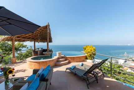 Bayview Villa Above Los Muertos Beach with Private Infinity Pool - Vallarta, Mexico