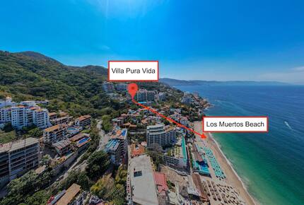 Bayview Villa Above Los Muertos Beach with Private Infinity Pool - Vallarta, Mexico