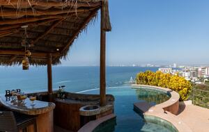 Bayview Villa Above Los Muertos Beach with Private Infinity Pool - Vallarta, Mexico