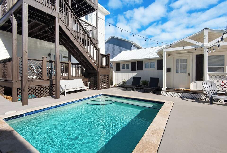 Multi-Level Beachside Elegance with Private Pool & Carriage House - Destin, Florida