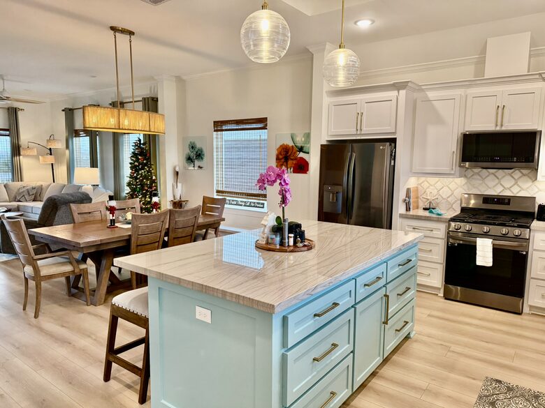 Kitchen and Dining is very inviting