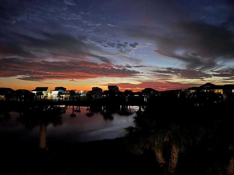 Magnificent Sunset from Back Porch