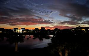 Magnificent Sunset from Back Porch