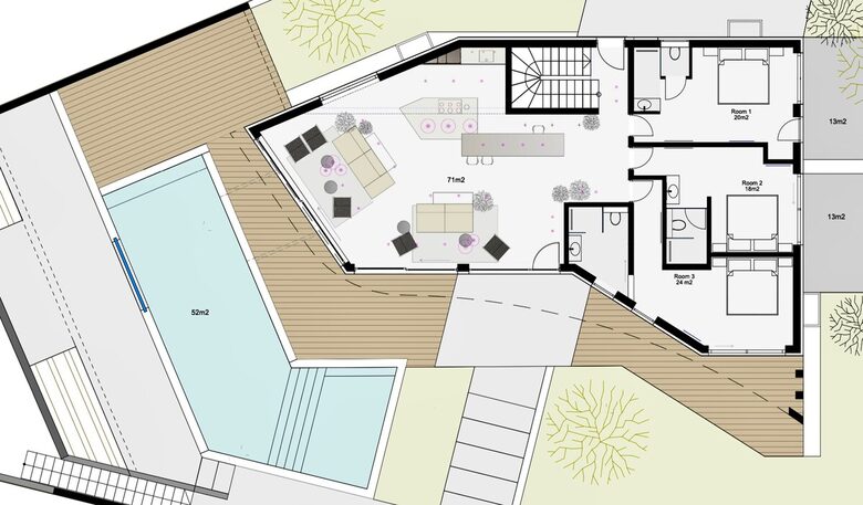 Private design-villa with large pool in Pula - Pula, Croatia