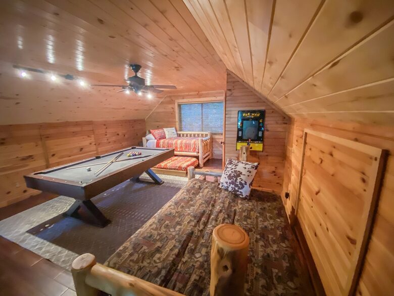 Loft with Futon and Twin over Twin Trundle bed