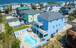 Stylish Corolla Retreat with Pool, Hot Tub & Ocean Views - Corolla, North Carolina