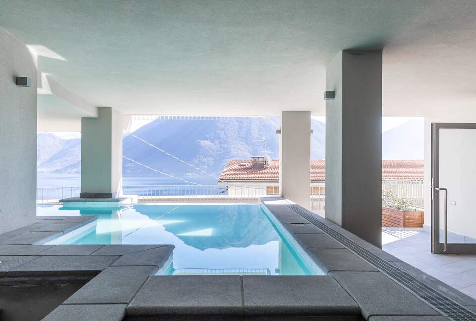Sophisticated Two-Level Apartment Overlooking Lake Como - Argegno, Lake Como, Italy