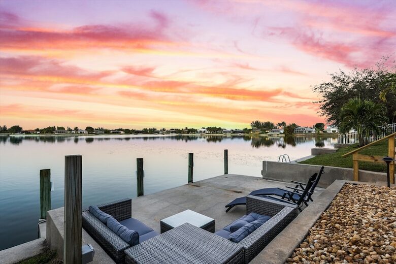 Inviting Florida Getaway with Outdoor Living & Water Access - Cape Coral, Florida