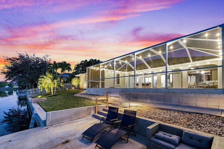 Inviting Florida Getaway with Outdoor Living & Water Access - Cape Coral, Florida