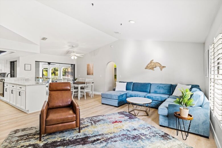 Inviting Florida Getaway with Outdoor Living & Water Access - Cape Coral, Florida