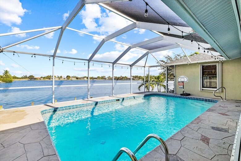 Inviting Florida Getaway with Outdoor Living & Water Access - Cape Coral, Florida