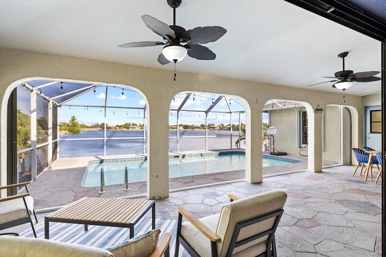 Inviting Florida Getaway with Outdoor Living & Water Access - Cape Coral, Florida