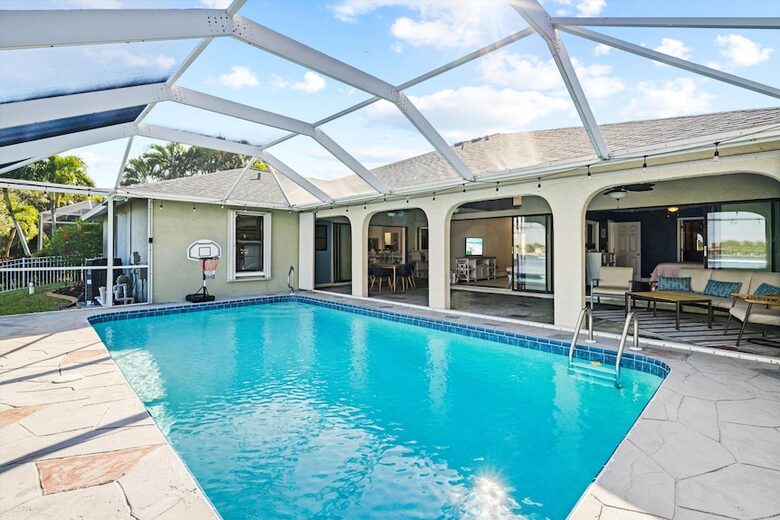 Inviting Florida Getaway with Outdoor Living & Water Access - Cape Coral, Florida