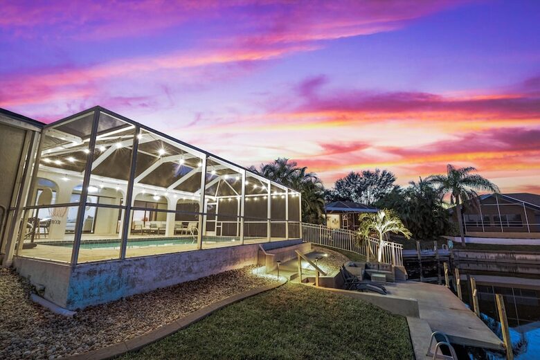 Inviting Florida Getaway with Outdoor Living & Water Access - Cape Coral, Florida