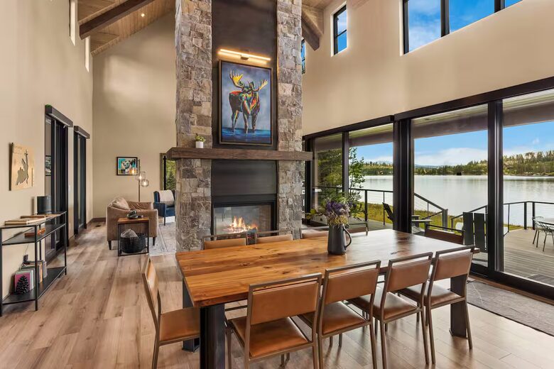 Upscale Montana Retreat with Private Dock & Mountain Views - Anaconda, Montana
