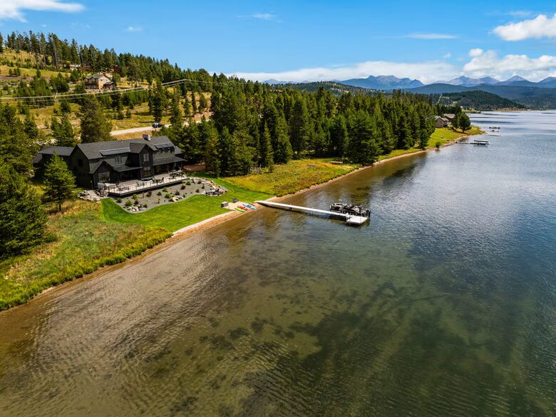 Upscale Montana Retreat with Private Dock & Mountain Views - Anaconda, Montana