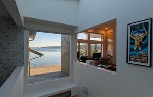 Upstairs balcony