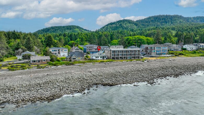 Aerial Beach Side