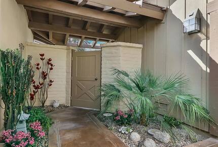 Tranquil Desert Escape with Greenery & Water Views - Palm Desert, California