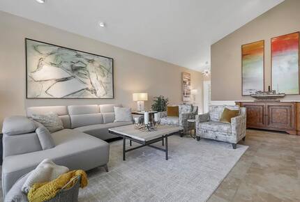 Tranquil Desert Escape with Greenery & Water Views - Palm Desert, California