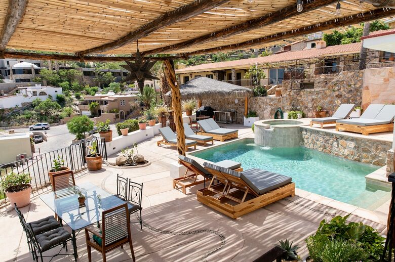 Elegant El Pedregal Retreat with Pool, Palapas & Private Beach Access - Cabo San Lucas, Mexico