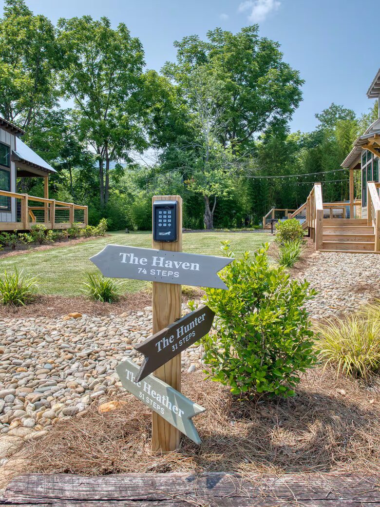 Designer 3 Tiny Home Compound on the River - Waynesville, North Carolina