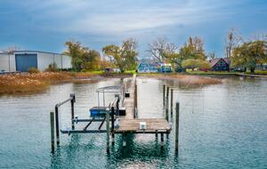 Charming Blue Waterfront Haven - Harsens Island, Michigan