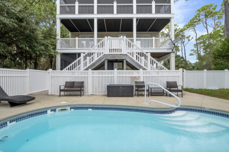 Private Poolside Haven with Gulf Access & Outdoor Living - Eastpoint, Florida