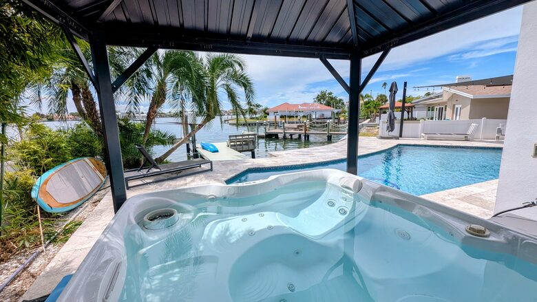 Covered Hot Tub