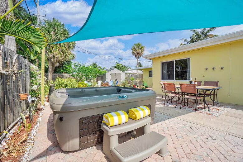 Bright Florida Getaway with Private Backyard Oasis - Pompano Beach, Florida