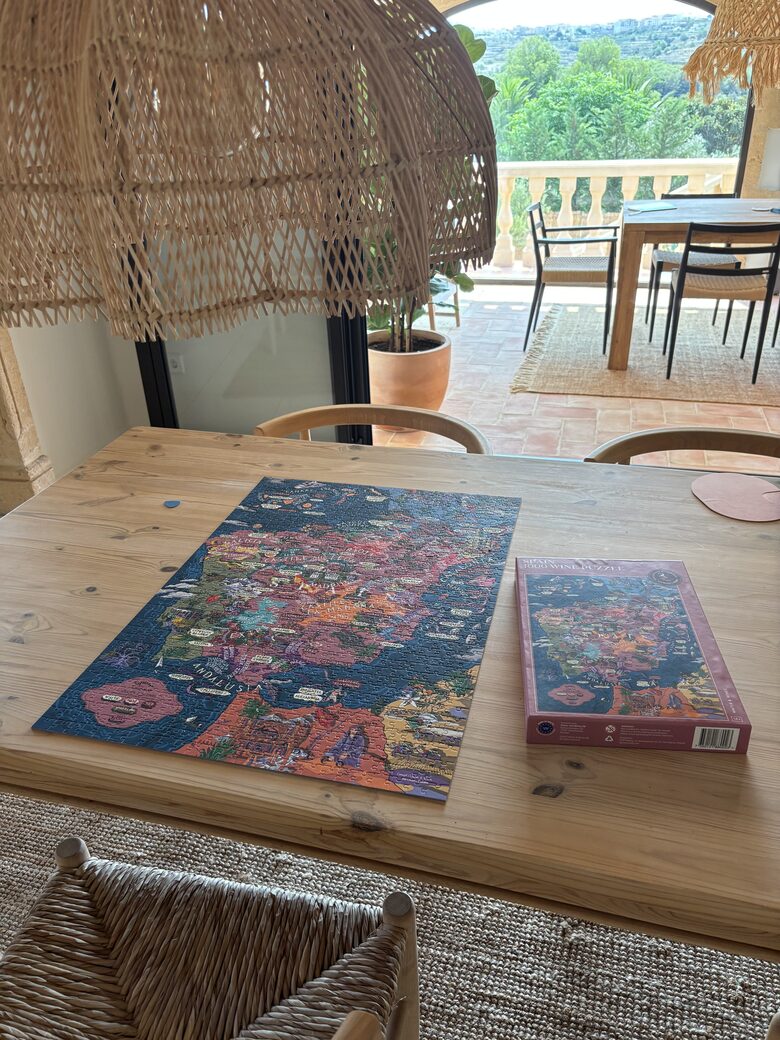 This table is mostly used for jigsaws!